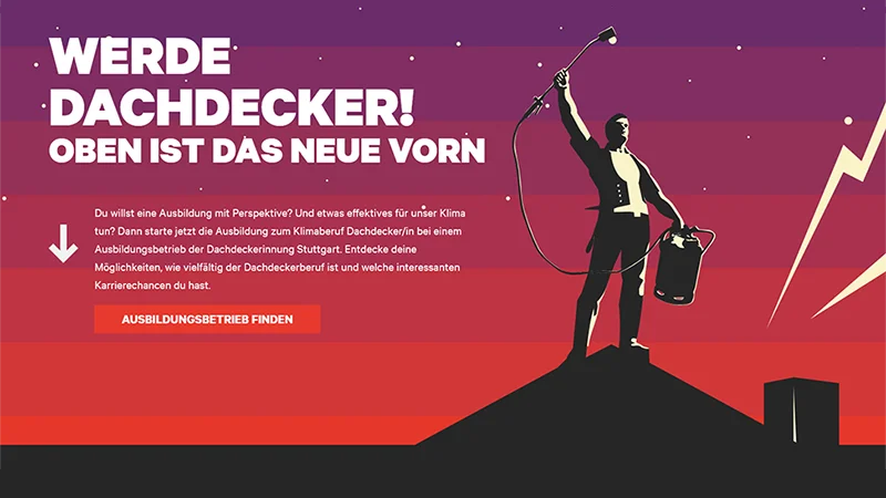 Ausbildung in Stuttgart Zuffenhausen zur Dachdeckerin / zum Dachdecker