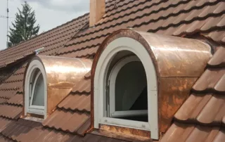 Metallarbeiten am Haus