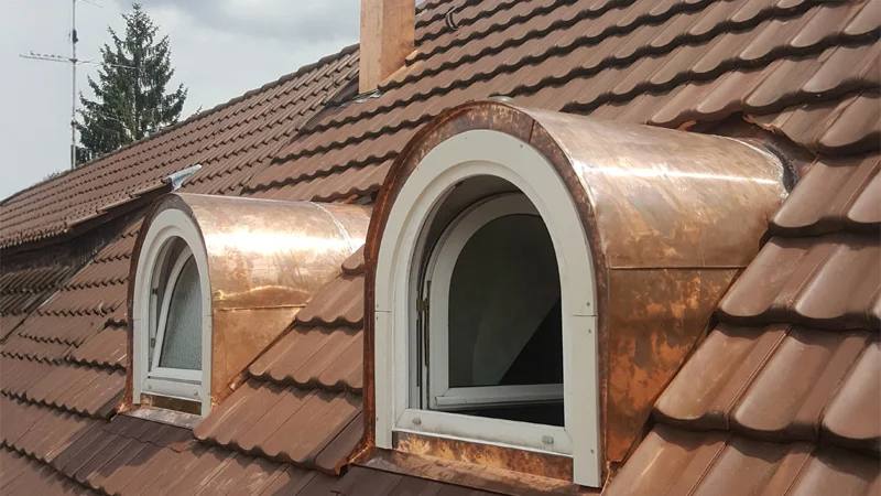Metallarbeiten am Haus