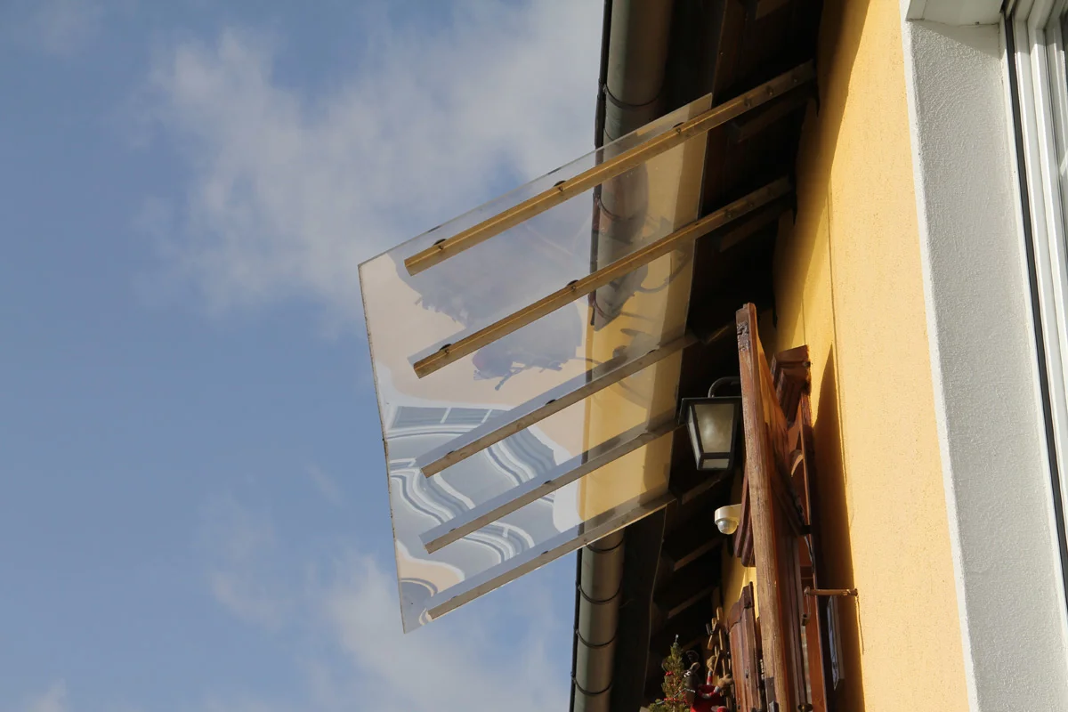 Vordach aus Glas und Edelstahl: edel!